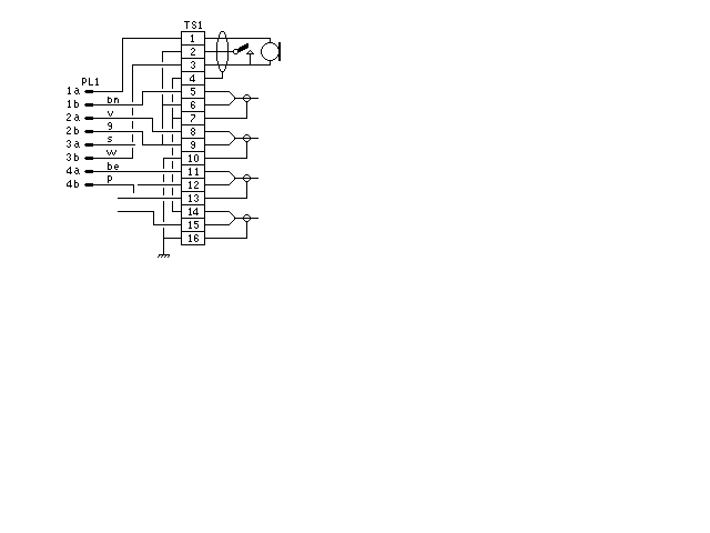 Skanti 5001 Terminal strip C